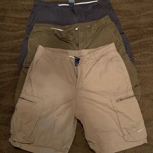 3 Nike Cargo Shorts